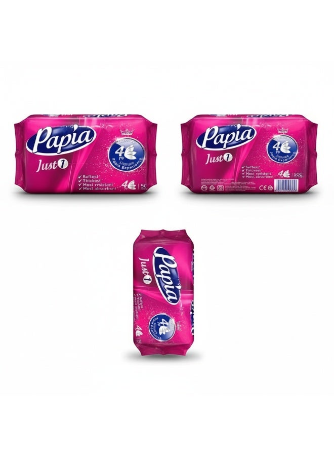 بابيا مناديل وجه بابيا - عبوة متعددة - 4 طبقات - 500 × 3 - Image 3